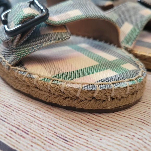 ELLEN DEGENERES Madras Sadie plaid sandal 8 - Picture 7 of 8
